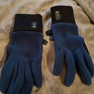 REI Co-op Blue Fleece Gloves